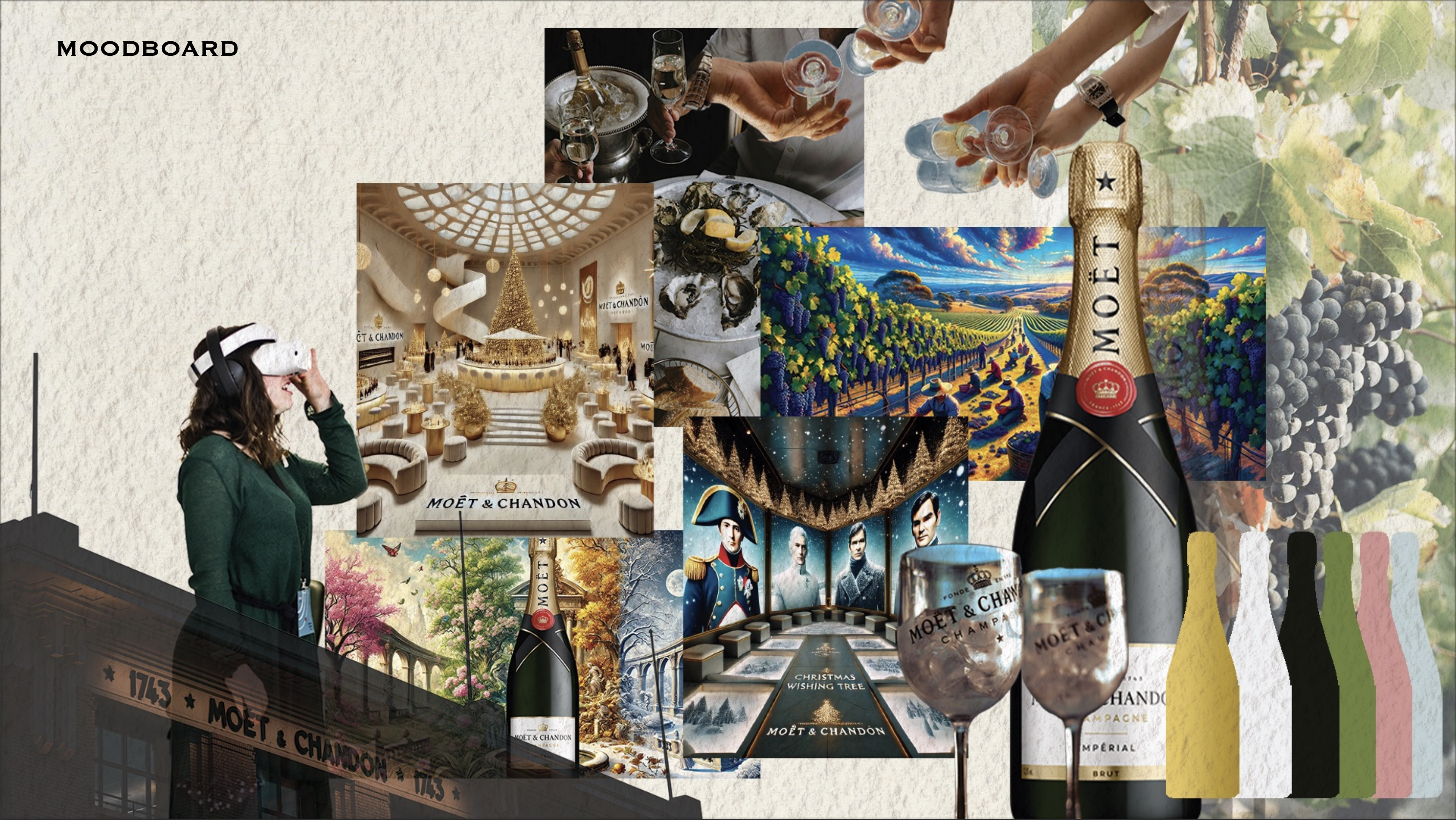 Moët & Chandon seasonal moodboard