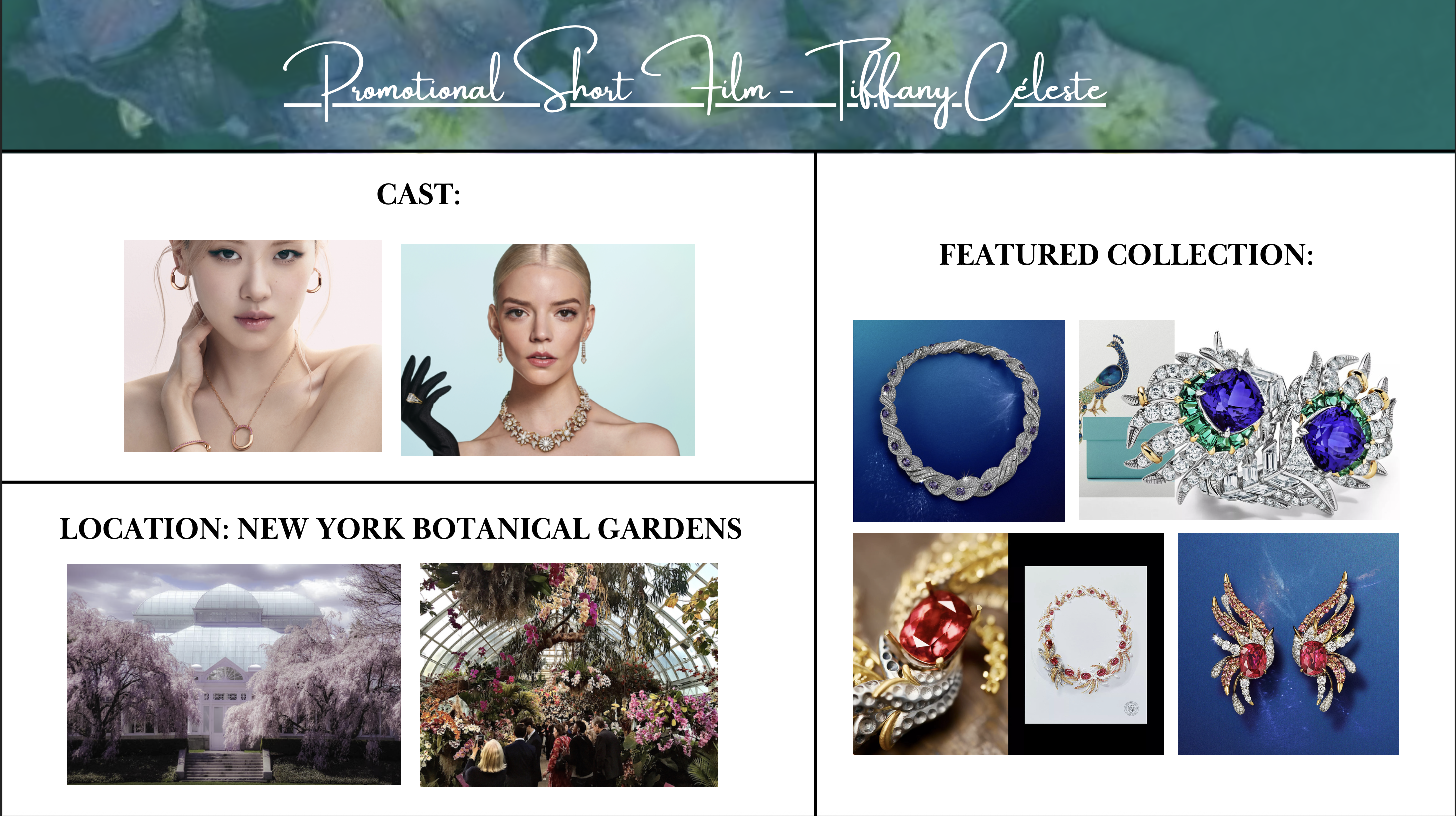 Promotional short film storyboard